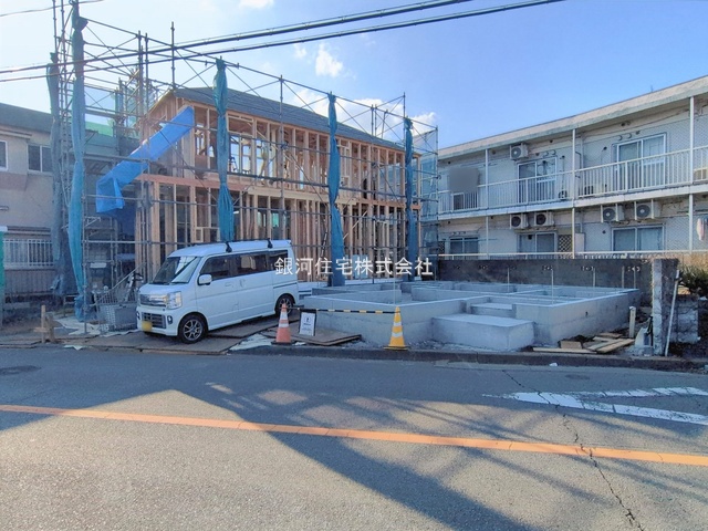 G00390053 東京都昭島市松原町４丁目 新築一戸建て 4480万円 土地面積79.03m² (約23.90坪) 建物面積80.55m² (約24.36坪) 間取り３ＬＤＫ 築年月2026年06月【外観5】