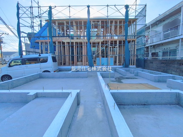 G00390053 東京都昭島市松原町４丁目 新築一戸建て 4480万円 土地面積79.03m² (約23.90坪) 建物面積80.55m² (約24.36坪) 間取り３ＬＤＫ 築年月2026年06月【外観11】