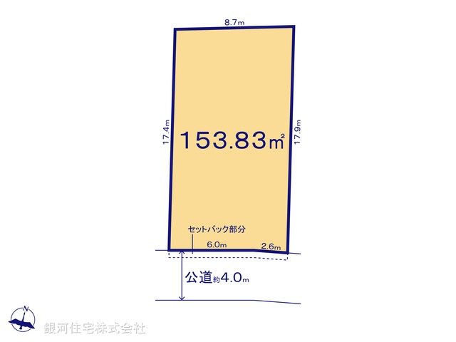 G00390172 神奈川県平塚市榎木町 土地 3650万円【区画図】