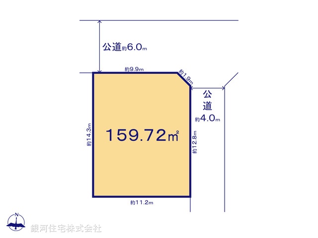 G00390369 神奈川県横須賀市岩戸２丁目 土地 2098万円【区画図】