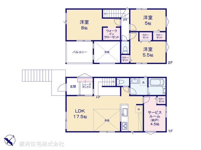 G00390605 千葉県千葉市中央区汐見丘町 新築一戸建て 6380万円【間取図】