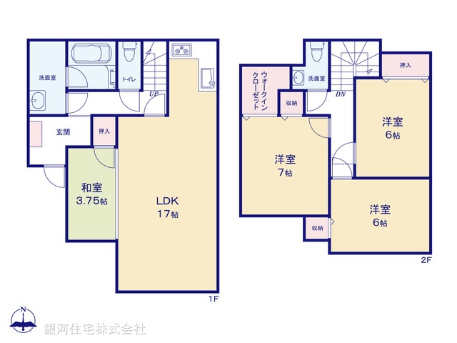 G00390702 千葉県千葉市若葉区源町 中古一戸建て 2299万円【間取図】