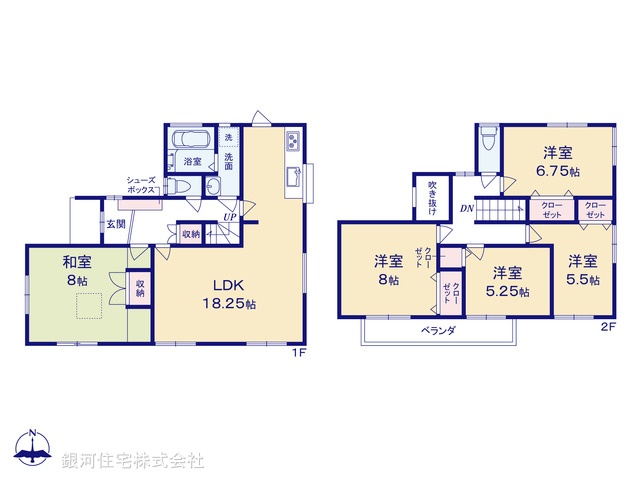 G00390728 神奈川県厚木市森の里１丁目 中古一戸建て 2399万円【間取図】