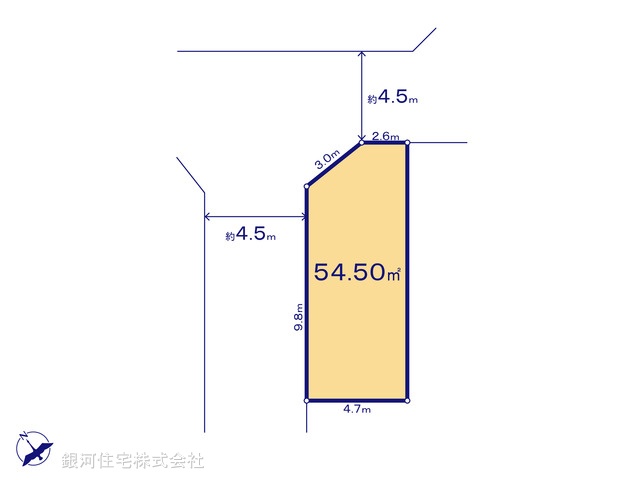 G00390896 神奈川県横浜市神奈川区菅田町 土地 1150万円【区画図】