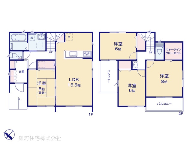 G00390967 千葉県木更津市中島 新築一戸建て 2940万円【間取図】