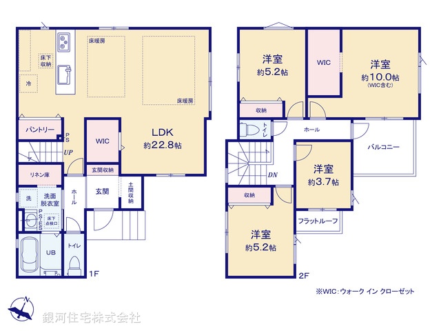 G00391057 神奈川県相模原市南区相南３丁目 新築一戸建て 6698万円【間取図】
