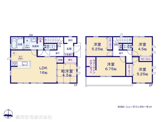 G00391347 千葉県船橋市二和西２丁目 新築一戸建て 3490万円【間取図】