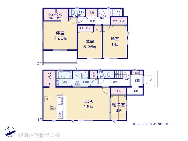 G00391352 千葉県市川市曽谷４丁目 新築一戸建て 3990万円【間取図】