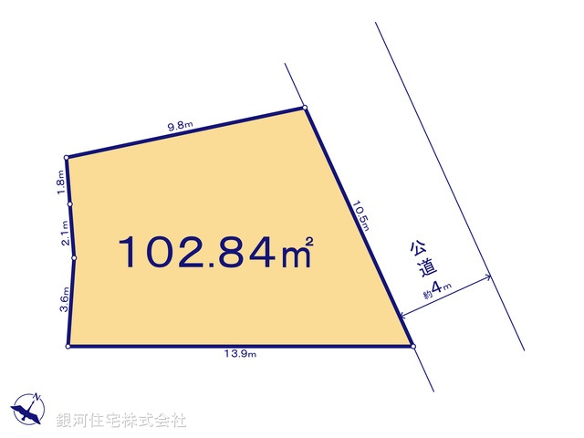 G00391673 埼玉県川口市柳崎４丁目 土地 3300万円【区画図】