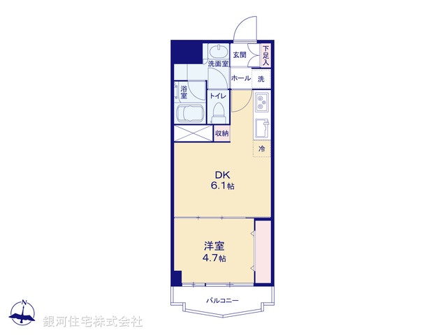 G00391806 埼玉県川口市川口４丁目 中古マンション 1980万円【間取図】
