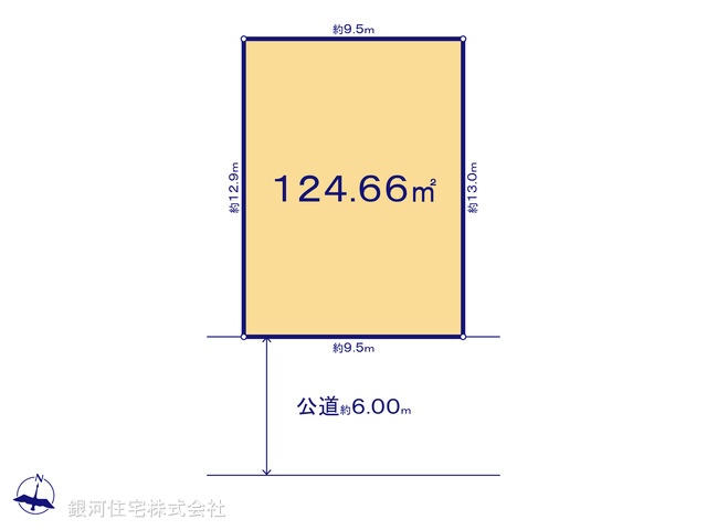 G00392067 東京都武蔵村山市三ツ藤１丁目 土地 2180万円【区画図】