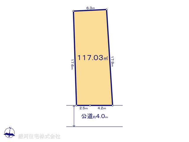 G00392071 神奈川県相模原市中央区陽光台２丁目 土地 2480万円【区画図】