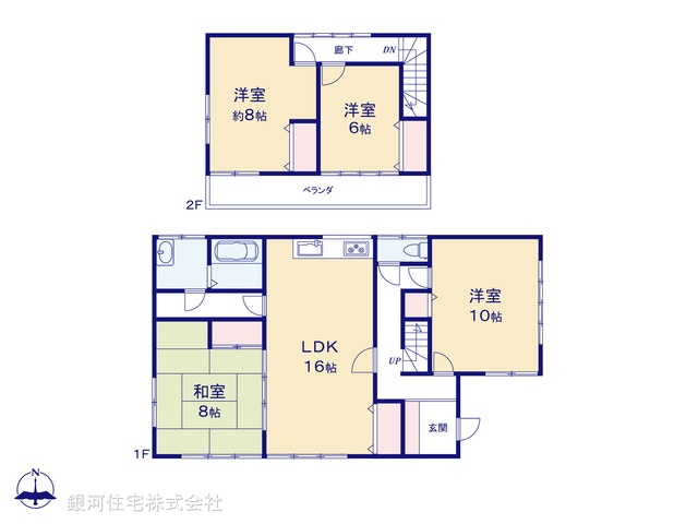 G00392109 千葉県千葉市緑区土気町 中古一戸建て 2149万円【間取図】