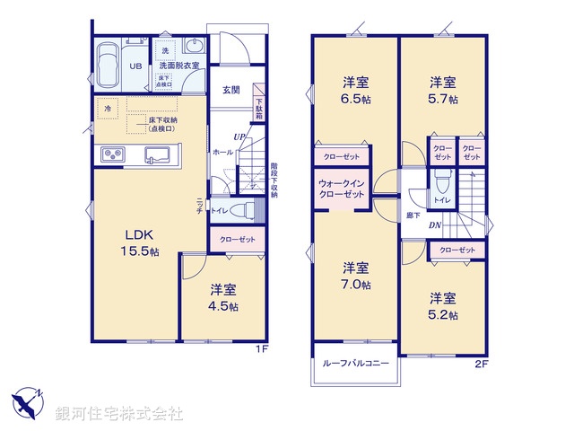 G00392194 千葉県市原市南国分寺台３丁目 新築一戸建て 3290万円【間取図】