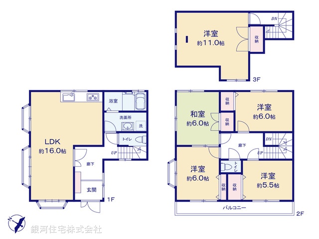 G00392349 埼玉県入間市大字仏子 中古一戸建て 2190万円【間取図】