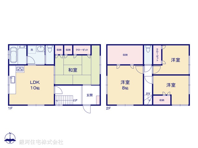 G00392427 神奈川県川崎市川崎区東門前２丁目 中古一戸建て 4580万円【間取図】