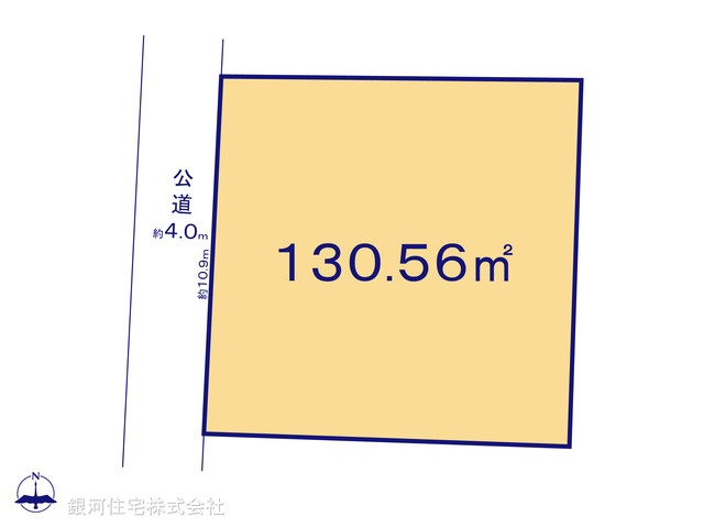 G00392519 東京都小平市小川西町３丁目 土地 5280万円【区画図】