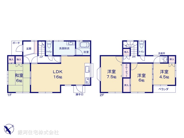 G00392562 千葉県市原市五井西３丁目 中古一戸建て 2199万円【間取図】