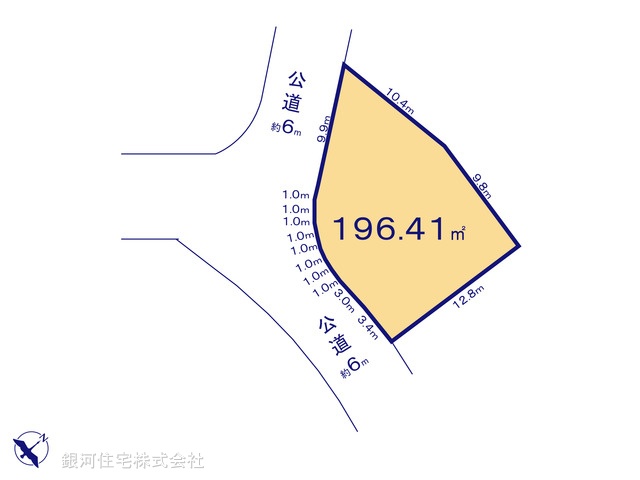 G00392626 千葉県柏市増尾台２丁目 土地 2970万円【区画図】