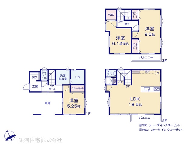 G00392687 千葉県松戸市上矢切 新築一戸建て 3880万円【間取図】