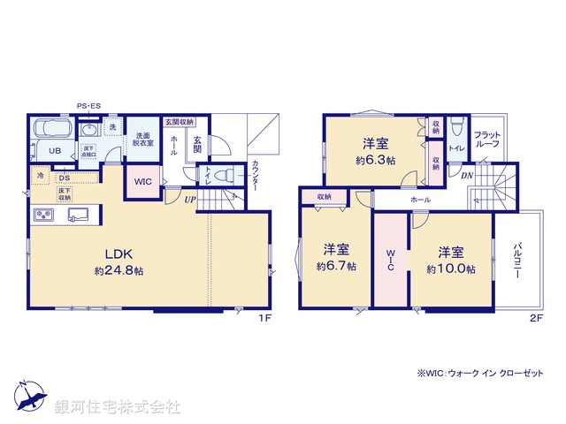 G00392805 千葉県八千代市勝田台南２丁目 新築一戸建て 4198万円【間取図】