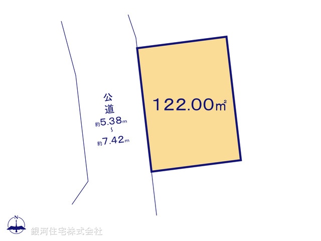 G00393364 埼玉県さいたま市岩槻区府内２丁目 土地 2090万円【区画図】
