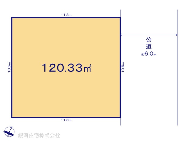 G00393400 東京都西多摩郡瑞穂町長岡１丁目 土地 1850万円【区画図】