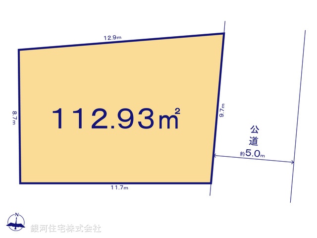 G00393409 千葉県松戸市八ヶ崎緑町 土地 2299万円【区画図】