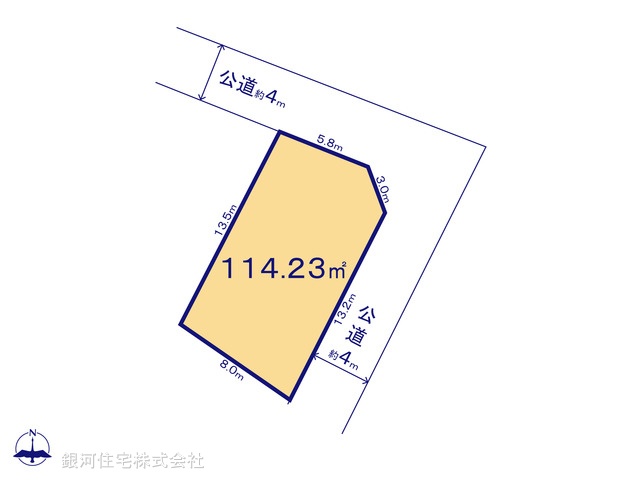G00393468 神奈川県足柄上郡大井町金手 土地 830万円【区画図】