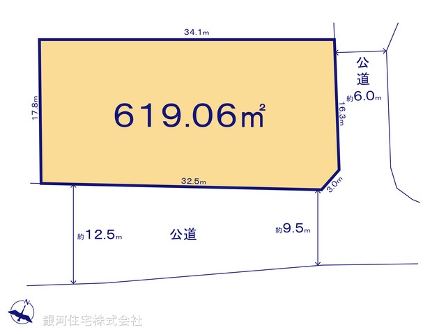 G00393493 千葉県八千代市緑が丘西１丁目 土地 2億3000万円【区画図】