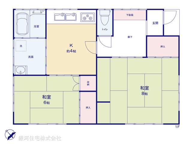 G00393507 千葉県千葉市稲毛区稲毛２丁目 中古一戸建て 3680万円【間取図】