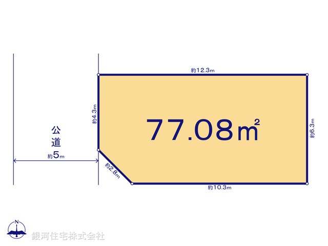 G00393513 神奈川県川崎市宮前区馬絹４丁目 土地(建築条件付土地) 2750万円【区画図】