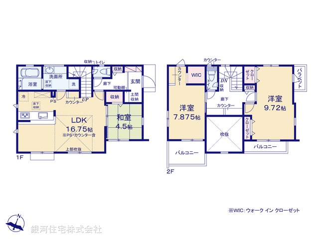 G00393549 千葉県船橋市松が丘２丁目 新築一戸建て 3990万円【間取図】