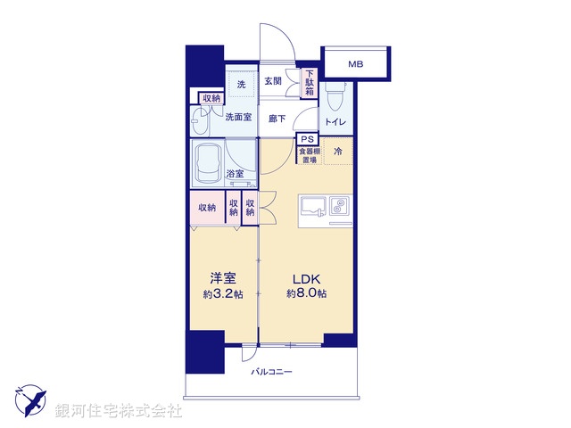 G00393729 東京都墨田区向島２丁目 中古マンション 5780万円【間取図】