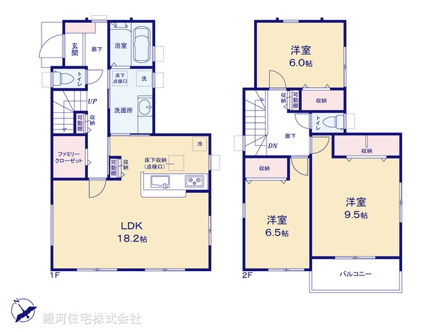 G00393862 神奈川県逗子市池子２丁目 新築一戸建て 4780万円【間取図】