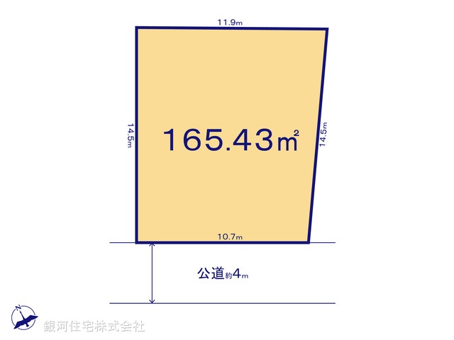 G00393944 千葉県船橋市日の出２丁目 土地 4650万円【区画図】