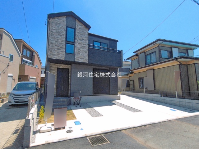G00393984 神奈川県茅ヶ崎市柳島２丁目 新築一戸建て 5199万円 土地面積111.19m² (約33.63坪) 建物面積108.47m² (約32.81坪) 間取り４ＬＤＫ 築年月2026年04月(築１年以内)【外観2】