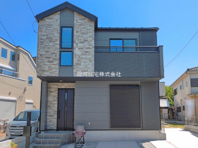 G00393984 神奈川県茅ヶ崎市柳島２丁目 新築一戸建て 5199万円 土地面積111.19m² (約33.63坪) 建物面積108.47m² (約32.81坪) 間取り４ＬＤＫ 築年月2026年04月(築１年以内)【外観12】