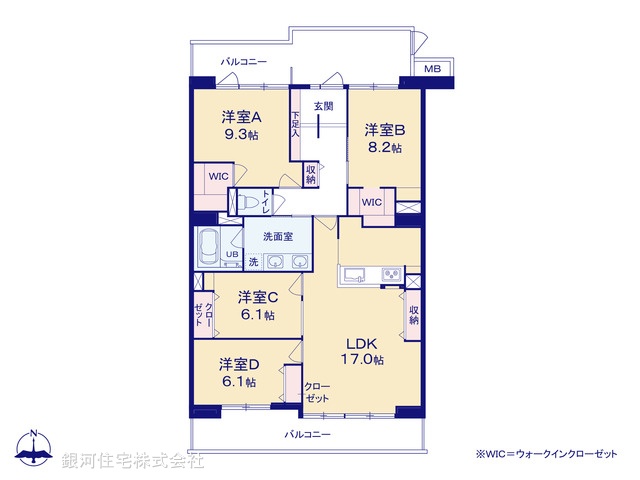 G00394035 千葉県浦安市日の出１丁目 中古マンション 6980万円【間取図】