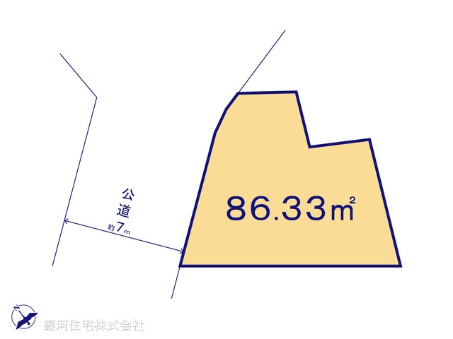G00394101 千葉県市川市八幡６丁目 土地 5010万円【区画図】