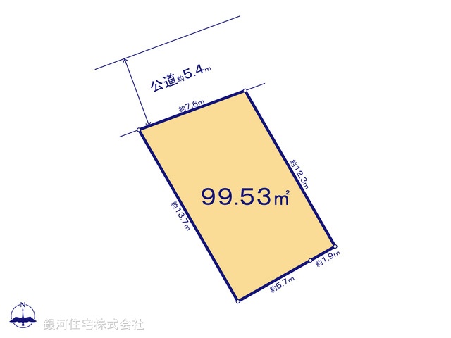 G00394498 神奈川県横浜市旭区笹野台２丁目 土地 3090万円【区画図】