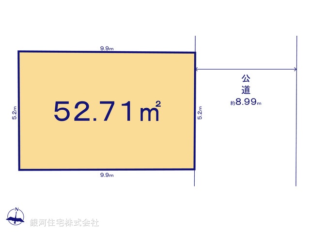 G00394505 東京都葛飾区東立石１丁目 土地 3799万円【区画図】