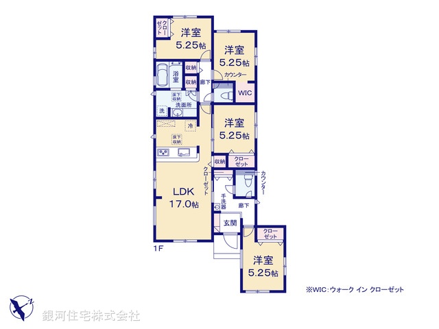 G00394811 埼玉県久喜市栗原 新築一戸建て 3890万円【間取図】
