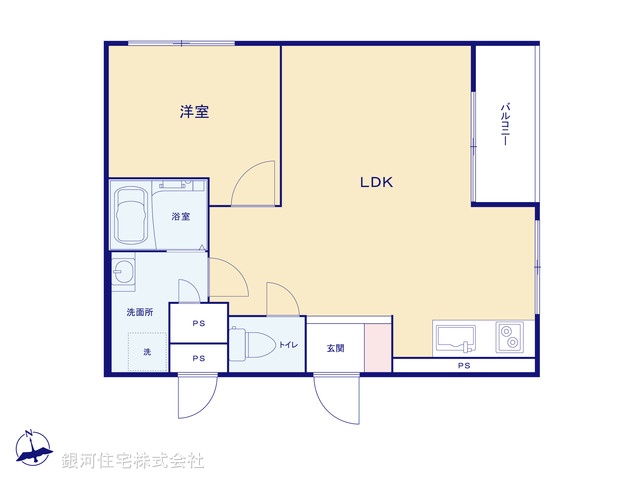 G00394844 東京都世田谷区深沢５丁目 中古マンション 2480万円【間取図】