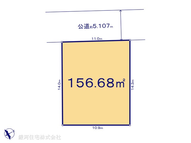 G00395077 神奈川県鎌倉市手広４丁目 土地 3980万円【区画図】