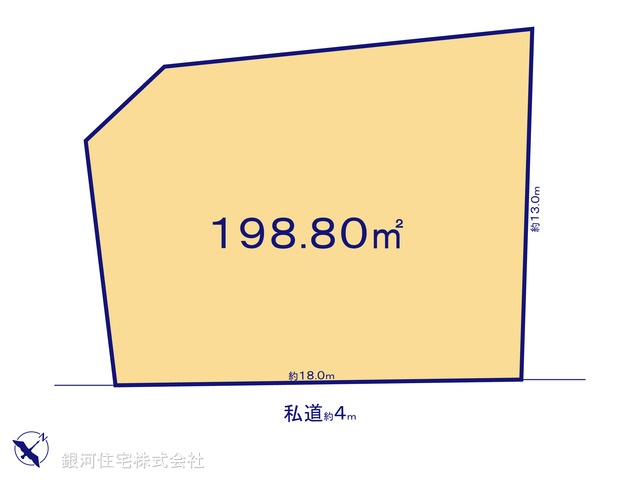 G00395178 千葉県市原市八幡 土地 1880万円【区画図】