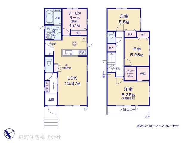 G00395512 千葉県松戸市常盤平西窪町 新築一戸建て 5190万円【間取図】
