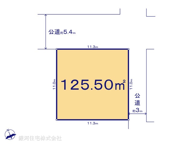 G00395536 神奈川県横須賀市公郷町１丁目 土地 3180万円【区画図】