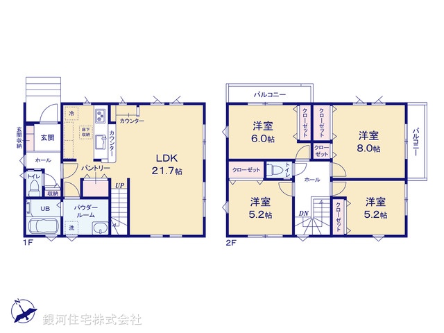G00395574 千葉県船橋市大穴南２丁目 新築一戸建て 4199万円【間取図】