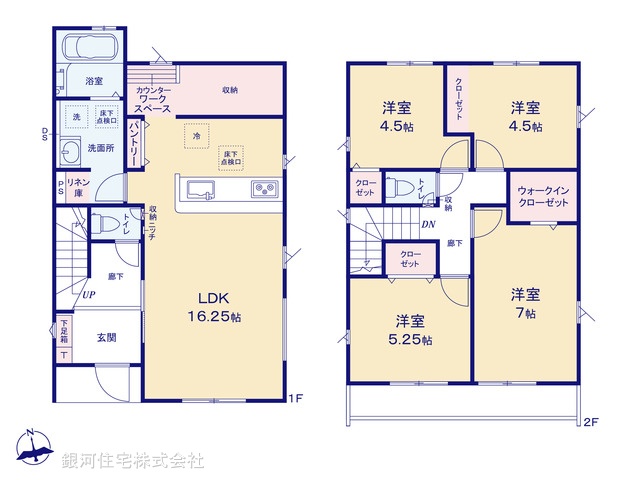 G00395690 千葉県千葉市緑区あすみが丘１丁目 新築一戸建て 4390万円【間取図】